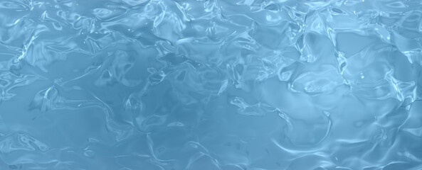 Liquid pure water surface background. View from above.