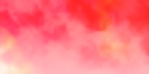 Light Red, Yellow vector backdrop with cumulus.
