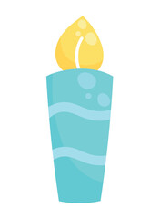 blue candle birthday