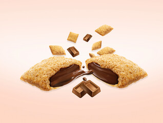 Sweet corn pads isolated on white background - Pillow Corn © bashar