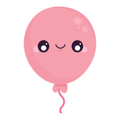 red balloon helium kawaii
