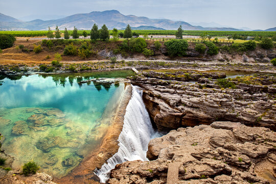 Niagara waterfall (Podgorica) in Montenegro 