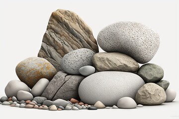 Stones, rocks, generative ai