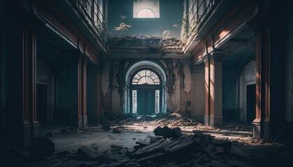 Fototapeta premium Grunge Factory Backgrounds
