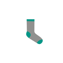 Flat Socks Vector