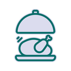 Lunch icon. sign for mobile concept and web design. vector illustration
