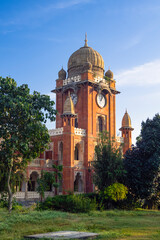 Mahatma Gandhi Hall. Ghanta Ghar, Indore, Madhya Pradesh. Also Known as King Edward Hall. Indian Architecture.