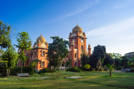 Mahatma Gandhi Hall. Ghanta Ghar, Indore, Madhya Pradesh. Also Known as King Edward Hall. Indian Architecture.