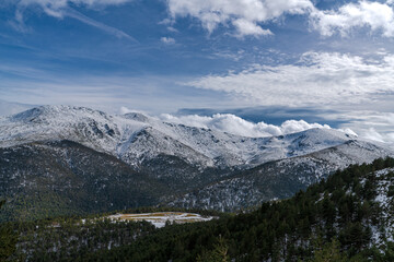 Sierra de Guadarrama en invierno 