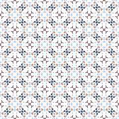 Decorative background made of small squares. The rich decoration of abstract patterns for construction of fabric or paper. 