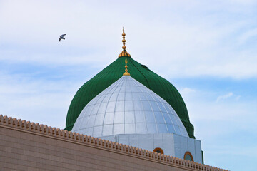 Medina / Saudi Arabia - 11 May 2017: Prophet Mohammed Mosque, Al Masjid an Nabawi