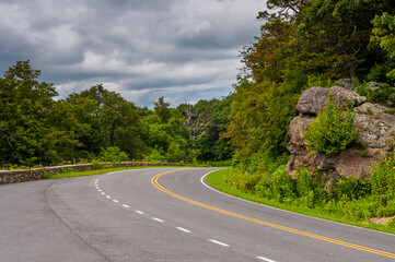 An August Afternoon on Skyline Drive Virginia USA, Virginia