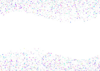 Kaleidoscope Confetti. Digital Foil. Glitch Tinsel. Festive Art. Rainbow Glitter. Disco Banner. Purple Laser Effect. Shiny Colorful Serpentine. Blue Kaleidoscope Confetti