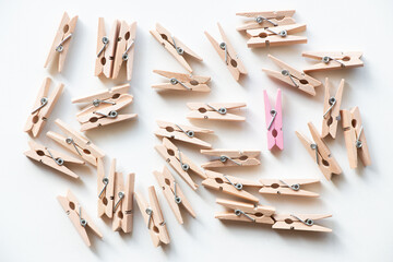 distinto, discriminar, grupo, individuo,