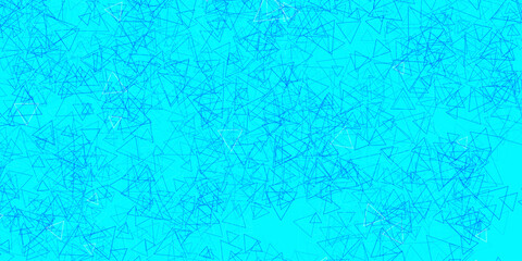 Light BLUE vector background with triangles.