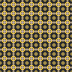 Seamless Print Texture Fashion Beautiful Vintage Textile Cover Tile Structure Geometric Banner Luxury Modern Color Art Surface Wall Design Decoration Wallpaper Grid Graphic Background Style Pattern