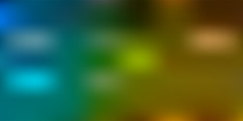 Obraz premium Light blue, yellow vector blur background.