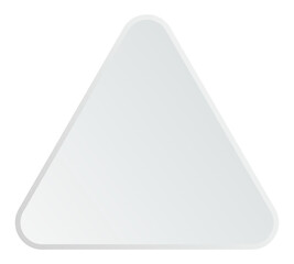 White Triangle Banner or Label for Add Content and Text.