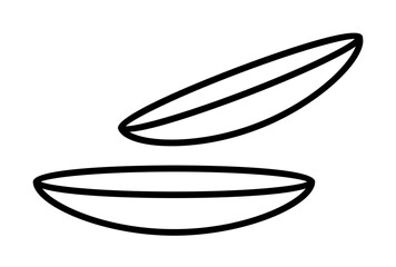 ophthalmic lenses icon illustration design art
