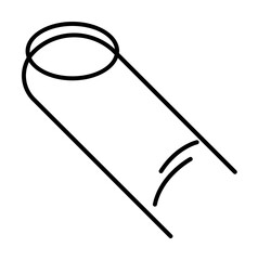 lens on finger icon illustration design art