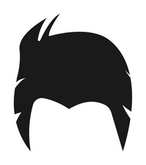 hair, woman, haircut short icon