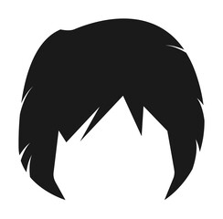 hair, woman, haircut bob icon