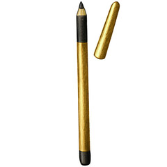hand drawn watercolor makeup pencil