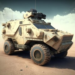Armored Military Vehicle