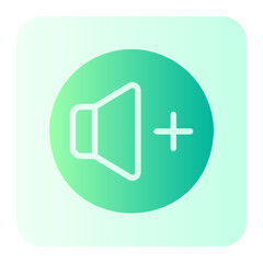 volume control gradient icon