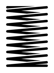 Metal spring icon illustration design art