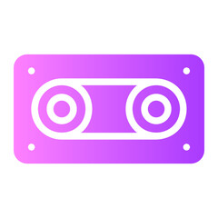 vhs gradient icon