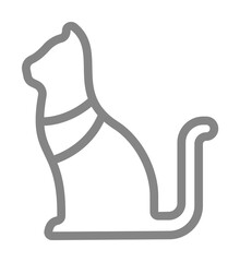 cat icon illustration design art