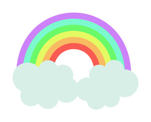 rainbow colored icon illustration design art