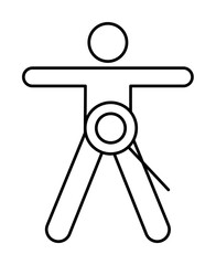 Immune, intestine probiotic concept line icon