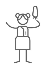 Vegetarian restaurant, carrot icon