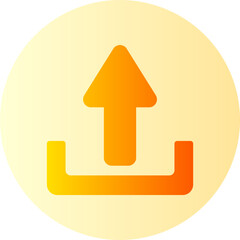 upload gradient icon