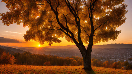 Fototapeta na wymiar Autumn Symphony: Captivating Images of the Fall Season