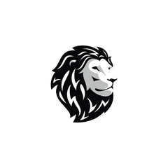 lion head logo icon design inspiration
