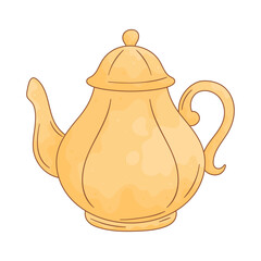 yellow teapot kitchen utensil