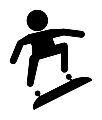 skateboarding Icon illustration design art