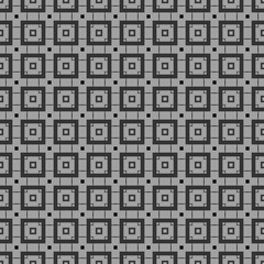 Carpet Fashion Grid Print Fabric Retro Monochrome Seamless Template Trendy Tile Textile Backdrop Line Decorative Geometric Wallpaper Modern Design Texture Graphic Background Pattern