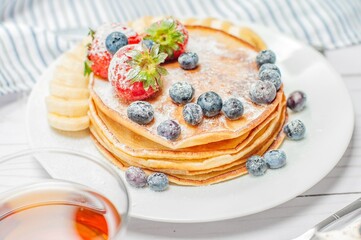 Pancakes with Berries