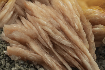 Crystallized sample of Baryte, sulfate mineral