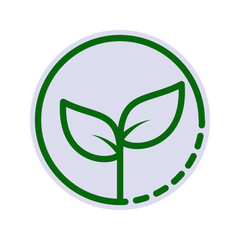 Eco friendly icon. sign for mobile concept and web design. vector illustration
