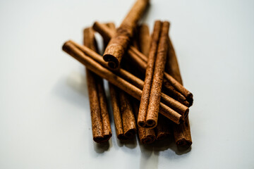 cinnamon sticks  spice close up