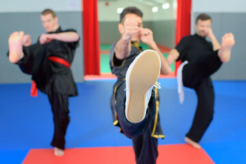 close up of synchronize drill