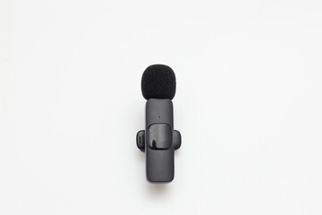 microphone on white background