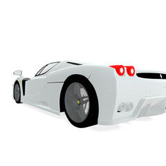 car isolated on white background