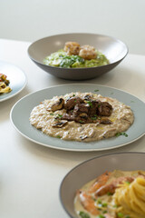 beef truffle risotto with another dishes