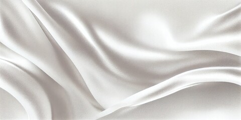 Texture of silk fabric. White silk satin background. Beautiful soft folds on the smooth surface of the fabric. luxury background. generative ai